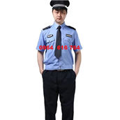 Quần áo bảo vệ - Đồng phục bảo vệ ngắn tay vải Kaki